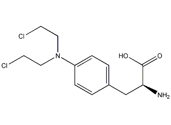 Melphalan structural formula