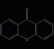 Xanthone structural formula