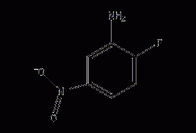 2-fluoro-5-nitroaniline structural formula