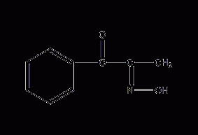 2-isonitrosophenylpropionone structural formula