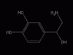 L-norepinephrine structural formula