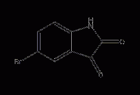 5-bromoisatin structural formula