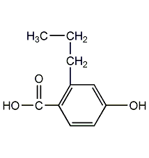 Propyl paraben structural formula