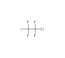 1-chloro-2-iodotetrafluoroethane structural formula