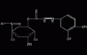 Chlorogenic acid structural formula