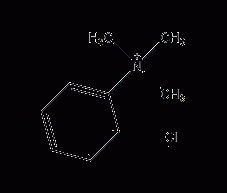 Phenyltrimethylammonium chloride structural formula