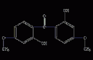 2,2'-dihydroxy-4,4'-dimethylbenzophenone structure