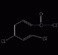 2,4-Dichlorobenzoyl chloride structural formula