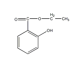 Ethyl salicylate structural formula