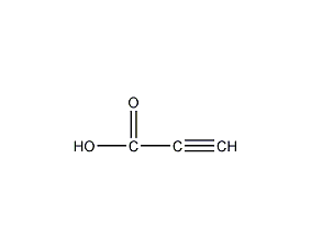 Propynoic acid structural formula