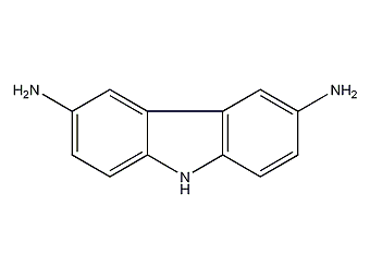 3,6-diaminocarbazole structural formula