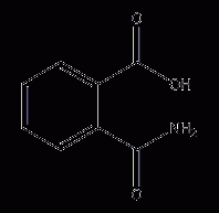 Structural formula of anthranilic acid