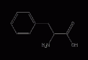 DL-phenylalanine structural formula