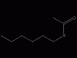 Hexyl acetate structural formula