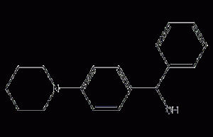 Diphenylpiperidinemethanol structural formula