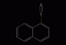 1-Naphthylcarbonitrile structural formula