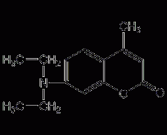 7-diethylamino-4-methylcoumarin structural formula