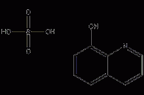 8-hydroxyquinoline sulfate structural formula