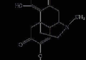 Sinomenine structural formula