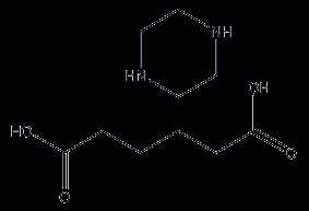 Piperazine adipate structural formula