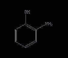 Structural formula of o-aminothiophenol