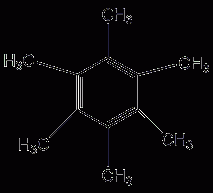 Hexamethylbenzene Structural Formula