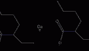 Calcium diethylhexanoate structural formula