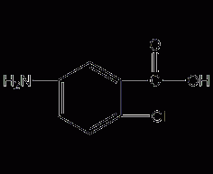 5-Amino-2-chlorobenzoic acid structural formula