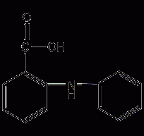 N-O-anilinobenzoic acid structural formula