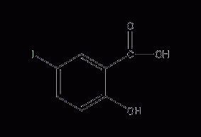 5-iodosalicylic acid structural formula