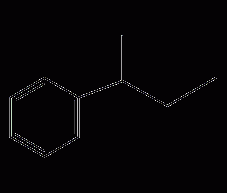 Sec-butylbenzene structural formula