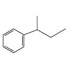 Sec-butylbenzene structural formula