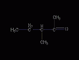 3-methyl-2-pentanone structural formula