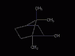 borneol structural formula