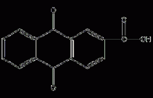 Anthraquinone-2-carboxylic acid structural formula