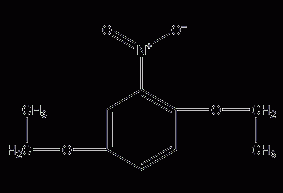 2,5-diethylnitrobenzene structural formula