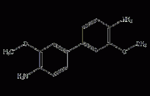 3,3'-dimethoxybenzidine structural formula