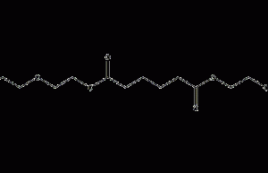 Bis(2-butoxyethyl) adipate structural formula