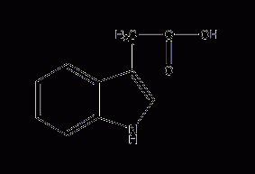 3-indoleacetic acid structural formula