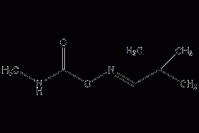 Aldicarb structural formula