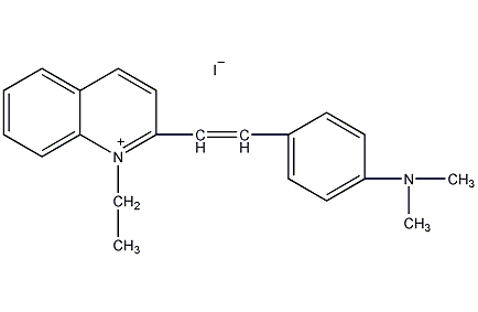 Quinaldine Red Structural Formula