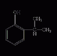 2-isopropylphenol structural formula