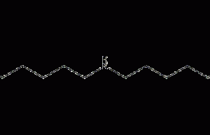 Dihexylamine structural formula