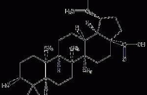 Betulinic acid structural formula