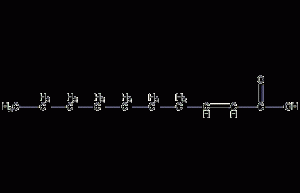 Trans-2-decenoic acid structural formula