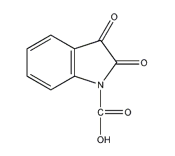 1-acetyl isatin structural formula