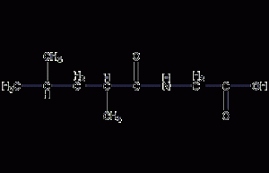 DL-Leucylglycine structural formula