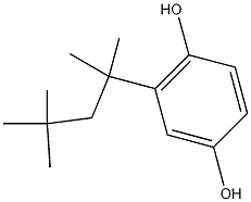 2-(1,1,3,3-tetramethylbutyl)hydroquinone structural formula  