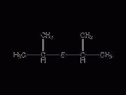 Diisopropyl sulfide structural formula