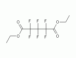 Structural formula of diethyl hexafluoroglutarate